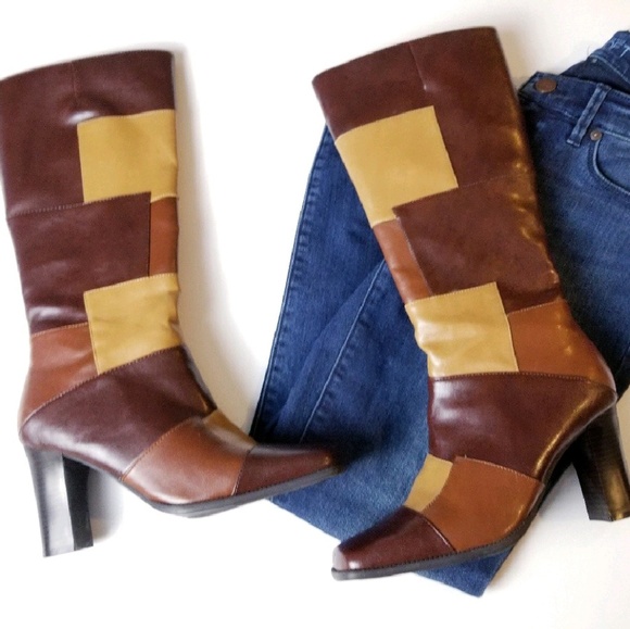 transit Shoes - TRANSIT Vegan Leather Patchwork Boots!